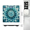 thumbnail image 2 of High Precision Body Weight Scale Smart Bathroom Scales with Large LCD Display(400lbs),Decorative for Bedroom-Blue And Teal Mandala With White Highlights, 2 of 4