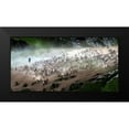 thumbnail image 2 of Zhu, Hua 14x9 Black Modern Framed Museum Art Print Titled - The Great Migration Of Kazakh, 2 of 5