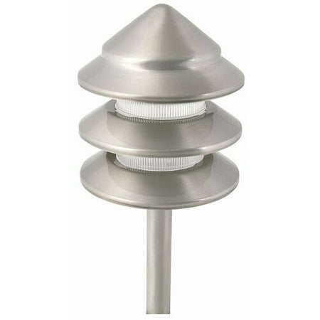 Moonrays 95878 Premium Metal Holton-Style Low Voltage 3-Tier Landscape Light