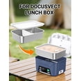 thumbnail image 2 of MPOW 1.3L Replaceable Inner Container for Rechargeable Heated Lunch Box, Stainless Steel Meal Container with Leak-Proof Lid and Removable Tray Divider, Dishwasher Safe, 2 of 7