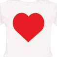 thumbnail image 4 of Inktastic Red Heart Boys or Girls Long Sleeve Baby Bodysuit, 4 of 5