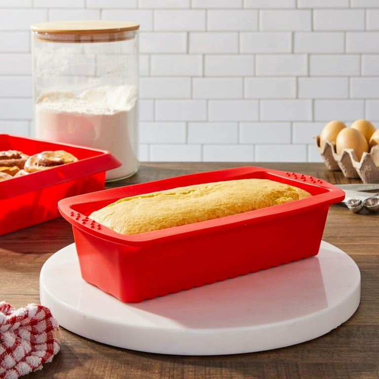 Air Fryer Silicone Loaf Pans for Baking, Non-Stick Bread Cake Pan