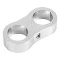 thumbnail image 3 of Acouto Car Modification Hose Separator Clamp, AN8 Universal Aluminum Alloy Oil Hose Tube Separator Divider Clamp, 3 of 8