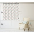 thumbnail image 5 of Ambesonne Floral Peel & Stick Wallpaper for Home, Vintage Lettering Print Art, 13"x72", Pale Sepia Aqua Lilac, 5 of 5