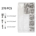 thumbnail image 4 of Tignapoo SN-48B Kit d'Outils de Pliage avec 270 Pcs Bornes, Poignée Ergonomique, Portée 0.5-2.5mm2, Acier Haute Résistance, Poignée Antidérapante, Ensemble de Serrage Efficace et Fiable, 4 of 6