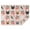 Pink French Bulldog-1, variant on Poodle Dog and Flower Floral Rectangle Tablecloth 60"x84",Waterproof Polyester Rectangle Table Cloth, Wipeable Spillproof Polyester Tablecloth for Dining, Camping, Indoor and Outdoor