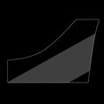 thumbnail image 2 of 1 Pair Car Rear Door Panel Paint Protection Film Scratch Shield Clear TPU Fit For Tesla Model 3, 2 of 5
