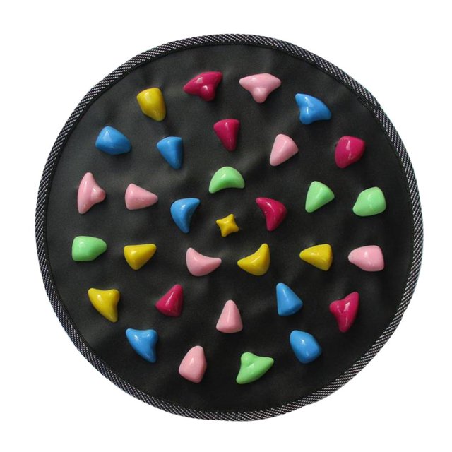 ín plegable del de la pierna del pie de la del ador del pie de la reflexología 13.58x13.58inch Zulema Almohadilla de masaje para pies