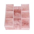 thumbnail image 4 of Caja de almacenamiento de herramientas de belleza para pestañas Sisiter, mármol rosa y acrílico, 4 of 7