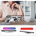 thumbnail image 7 of YEYKX for Google Pixel 8A 6.1-inch Phone Case, Impact Resistant Metal Ring Magnetic Support Kickstand Drop Protector Cover for Google Pixel 8A 6.1-inch,Silver,For Google Pixel 8A, 7 of 7