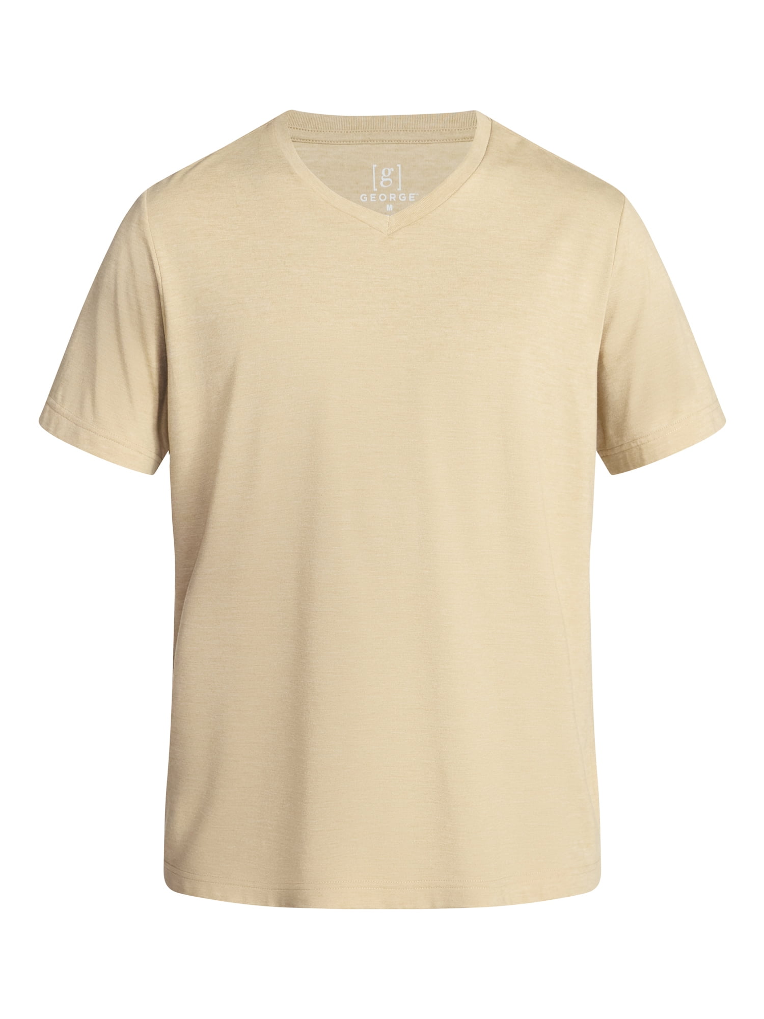 George Men's & Big Men's Relaxed Fit Short Sleeve V-Neck Tee, Sizes S-3XL
