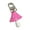 keychain-Pink, variant on Adorable Colorful Mushroom Keychain Lovely Resin Bag Charm For Keys Backpacks Gifts Lightweight Sturdy User Friendly Accessories
