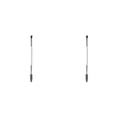 thumbnail image 1 of Vogacara Cepillo para cejas fácil Aplicación Cepillos para cejas Nylon Sombra de ojos de doble punta Herramientas para pestañas Plata blanca 2piezas, 1 of 6