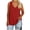 Red, variant on Women's U-Neck Pleated Front Sleeveless Tank Tops Casual Layering Basic Shirts, Sizes S-XXL