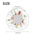 thumbnail image 6 of Easygdp Home Sweet Home Floral Shower Caps for Women, Double Waterproof Layers Shower Cap, Quick Drying Bath Hair Cap Reusable, 6 of 9