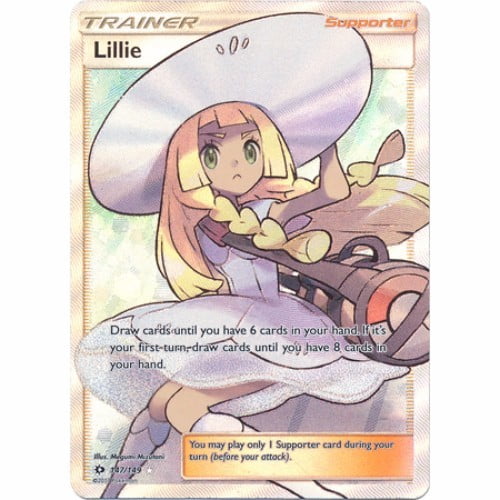 Pokemon Sun Moon Lillie 147 149 Full Art Ultra Rare New Nm Walmart Com