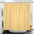 thumbnail image 5 of Lfeey Beige Shower Curtain Waterproof Fabric, Bathroom Decorative Curtains with 14 Hooks, 72"x84", 5 of 5