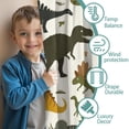 thumbnail image 3 of Blackout Kids Curtains,Cute Dinosaur Pattern Childrens Insulated Curtains Set Of 2,Bedroom Essentials,Toddler Room Decor 42x54in(106x137cm), 3 of 4