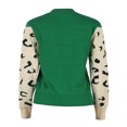thumbnail image 6 of YUNAFFT Women's Fashion Sweater Clearance, Fashion Women Print Patchwork Long Sleeve Pullover Loose Sweater, 6 of 9