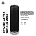 thumbnail image 2 of Klean Kanteen TK Wide 20 Oz Black, 2 of 7