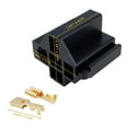 thumbnail image 2 of E-TING 12V 5 Pin Relay Connector Kit, 6.3mm Socket, 30A/40A, Truck/Car, 5 Kits, 1.59 oz, 2 of 5