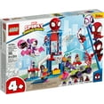 thumbnail image 3 of LEGO Marvel Spider-Man Webquarters Hangout 10784 Building Set - Spidey and His Amazing Friends Series, Spider-Man, Miles Morales, and Green Goblin Minifigures, Toys for Boys and Girls Ages 4+, 3 of 8