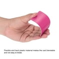 thumbnail image 4 of Uxcell Blank Cards, 30 Mil Graphic Quality Pink Plastic Cards for Photo ID Badge Printer, 40 Pack, 4 of 5