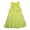 neon yellow lace, variant on Flowers by Zoe Girls' Stylish Sleeveless Dress in Vibrant Colors and Prints
