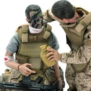 EROCK 1/6 Special Force Wounded Soldier Action Figure Army Action Figures Playset Toys