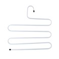 thumbnail image 1 of Organizador de armario que ahorra espacio, capacidad de 20 kg, percha para pantalones antideslizante de 5 niveles de color blanco, 1 of 5