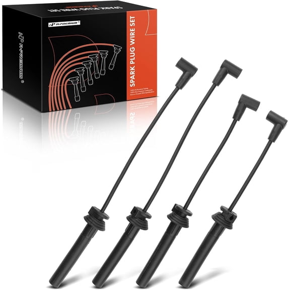 A-Premium Ignition Spark Plug Wires Set of 4 Compatible with Mini Cooper 2002-2008 L4 1.6L SOHC