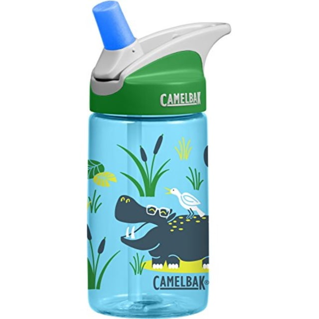 CamelBak Eddy Kids Water Bottle, Hip Hippos.4 L by