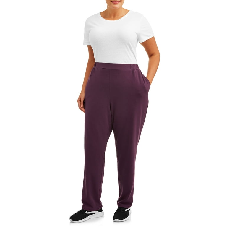 Terra & Sky Women's Plus Size 2 Pocket Pull On Pant, Also in Petite -  Walmart.com