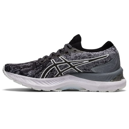 ASICS Women s Gel Nimbus 23 Knit Running Shoes 6.5M Sheet Rock Black Walmart