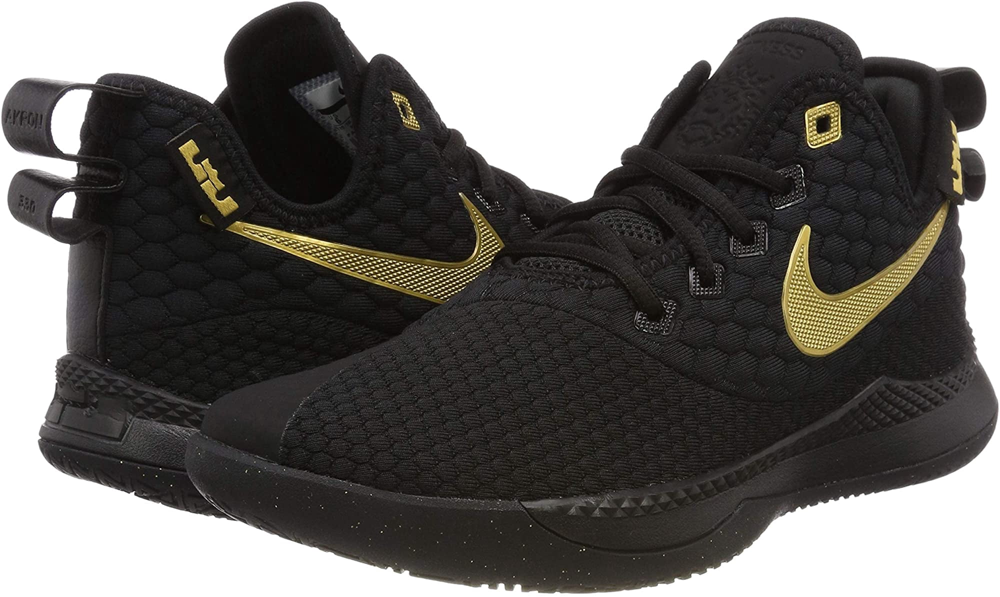 nike lebron witness 3 black gold
