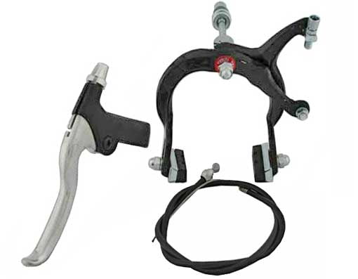 Silver Brake Cable Kit Housing Button Fixie Bicycle BMX MTB Cruiser Bike Brakes 