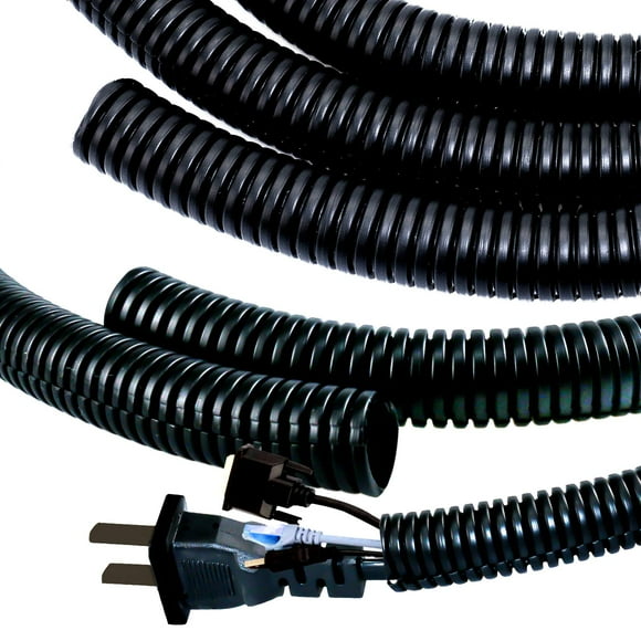 Cacovedo Dog Cat Cord Protector - 30 ft Chew Proof Cord Protector Electric Wires Covers Protect Wires from Chewing Through Safe Around Rabbits, Cats and Other Pets- Outside Diameter 15.8mm