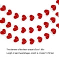 thumbnail image 4 of 1 Set Heart Garland Party Decoration Valentines Day Decor Romantic Hanging with Pre-string Design Celebration Accessory Red, 4 of 7