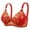 Red, variant on FhsagQ Bra Bras for Women Plus Size Women's Comfortable and Sexy Transparent Shoulder Strap Cordless Backless Spongeless with Convertible Shoulder Straps Women Bras with Garter Belt Red 36