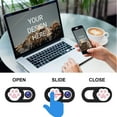 thumbnail image 4 of IMNEXT2U Webcam Cover 3 Pack Slide Ultra Thin Laptop Camera Cover for Echo Show, Phone, MacBook Pro, MacBook Air,, 4 of 5