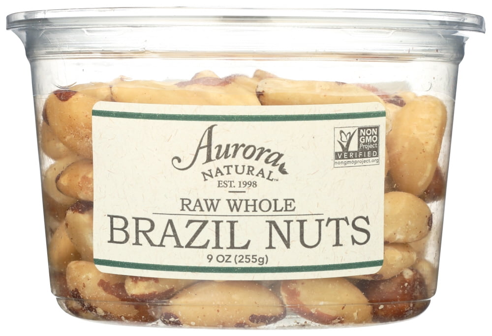 Aurora Natural Products Raw Whole Brazil Nuts, 9 Oz.