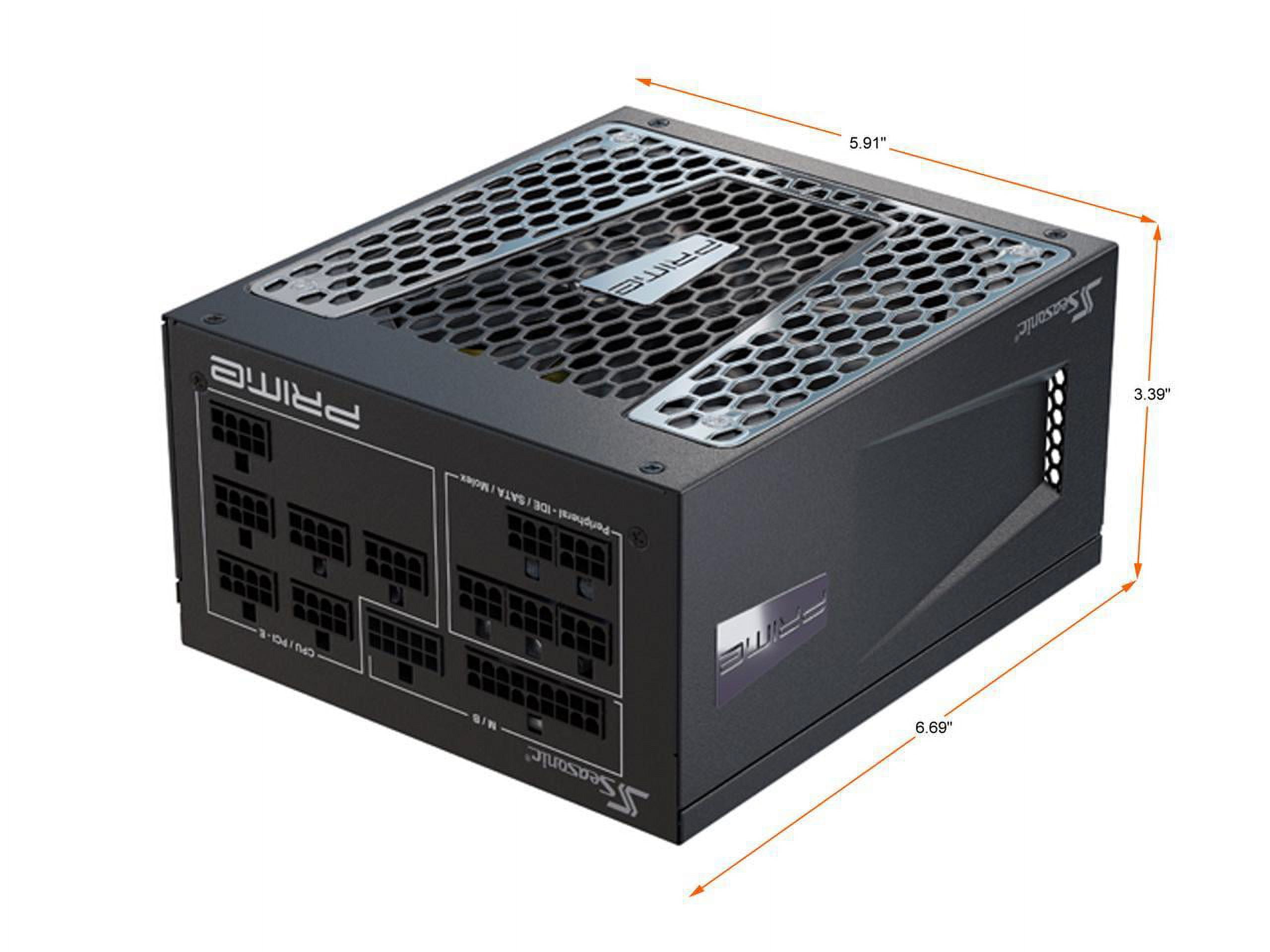 Seasonic PRIME TX-750, 750W 80+ Titanium, Full Modular, Fan