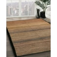 thumbnail image 3 of Ahgly Company Machine Washable Indoor Rectangle Abstract Sangria Brown Area Rugs, 5' x 7', 3 of 7