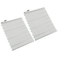 thumbnail image 1 of HONMEET 2Pcs Decorative Fireplace Screen Black Fire Containment Simple Design Protector, 1 of 6