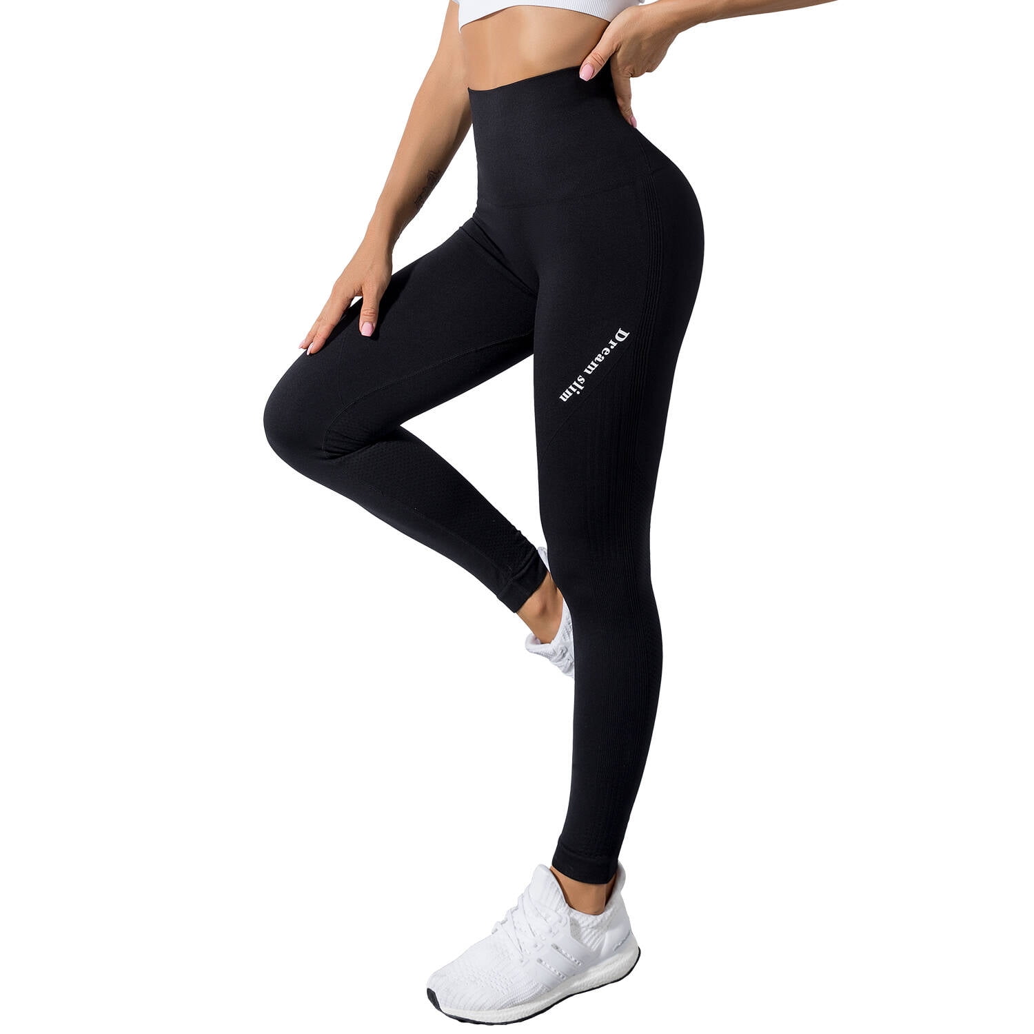 DREAM SLIM Yoga Pants for Women with Pockets High Waisted Leggings