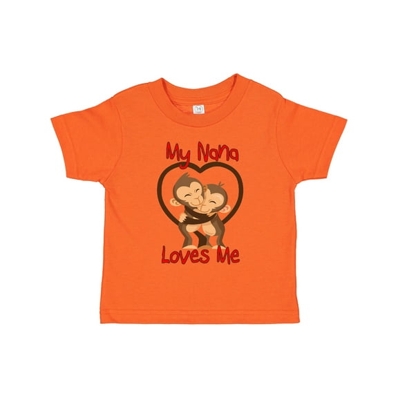 Inktastic My Nana Loves Me Monkey Boys or Girls Toddler T-Shirt