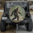 thumbnail image 2 of Lotusprinthandmade Bigfoot Walking Woods Spare Tire Cover With Backup Camera Hole 6 Sizes (31 in.), 2 of 7