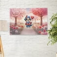 thumbnail image 2 of Happy Valentine’s Day Adorable Australian Shepherd Puppy Holding Heart Balloon Horizontal Matte Canvas Poster Aussie Dog Lover Gifts Wall Art Home Decor - 00030, 2 of 5
