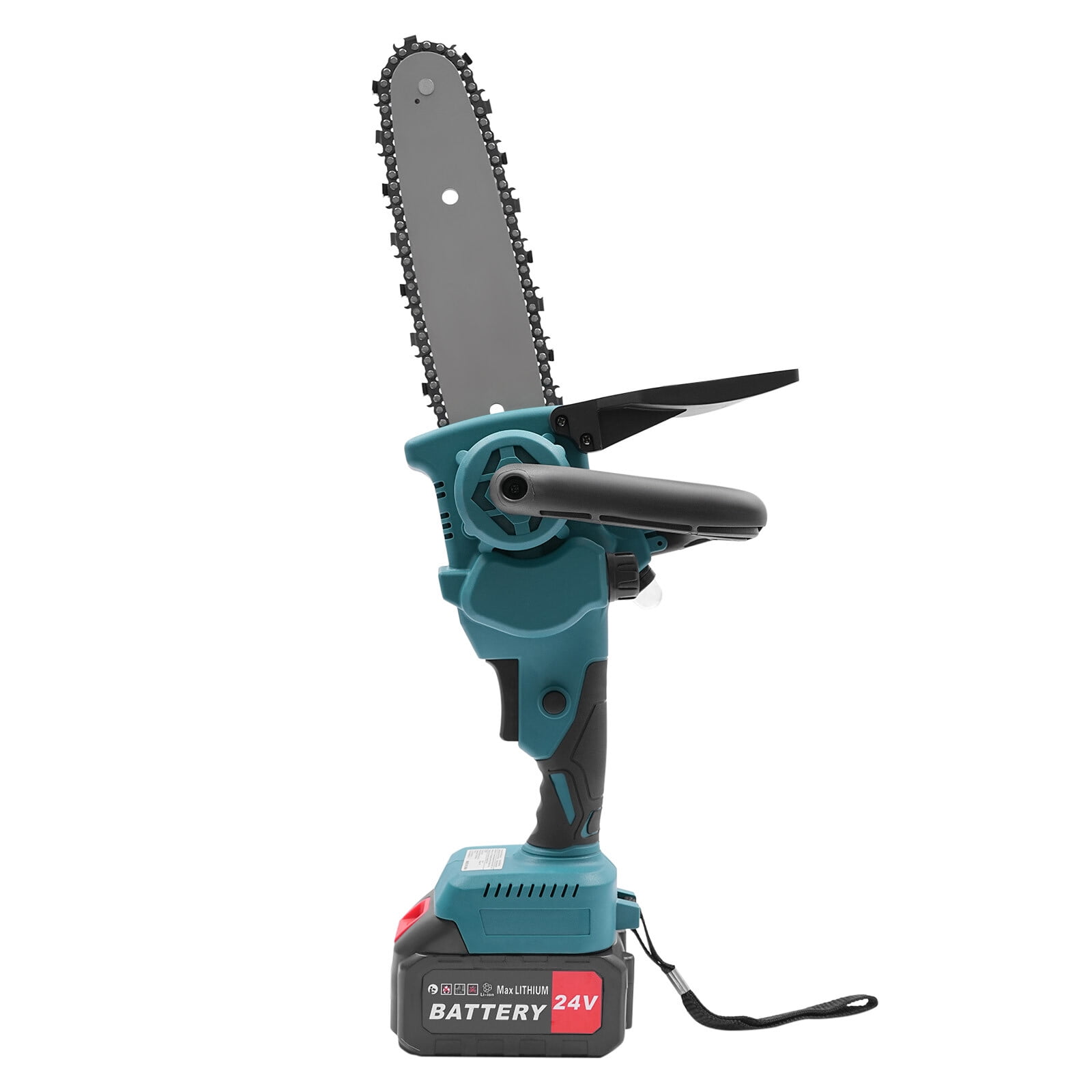 ToppiJoy 8" One-Handed Cordless Mini Chainsaw, Electric Chainsaws with Battery & Case, Portable Chainsaw for Wood Cutting, Tree Pruning