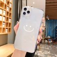 thumbnail image 1 of Gykz Funda De Teléfono Transparente De Sonrisa Simple Para Iphone 14 13 7 Xs Max 11 Pro 12 Mini Se2 6 Xr X 8 Plus Silicona Suave De Dibujos Animados Animación Tpu Carcasa Gao Jiahui unisex, 1 of 2